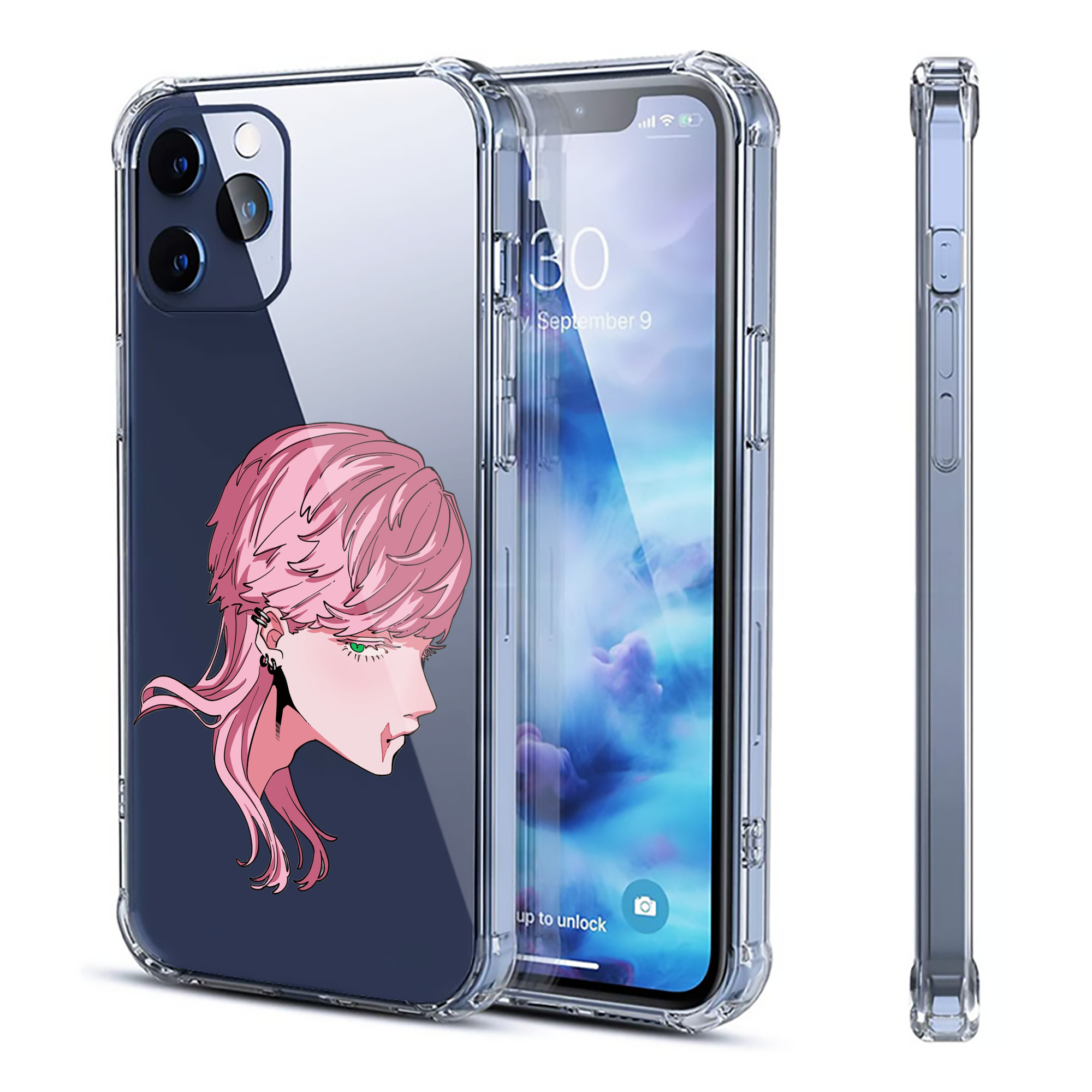 （画像用） 東京リベンジャーズ Tokyo Revengers 【iPhone 12シリーズ対応】透明スマホケース（クリアソフトケース）